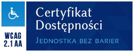 Certyfikat Dostępności Jednostka bez Barier